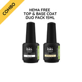 HEMA FREE Top & Base Coat 15ml Duo Pack