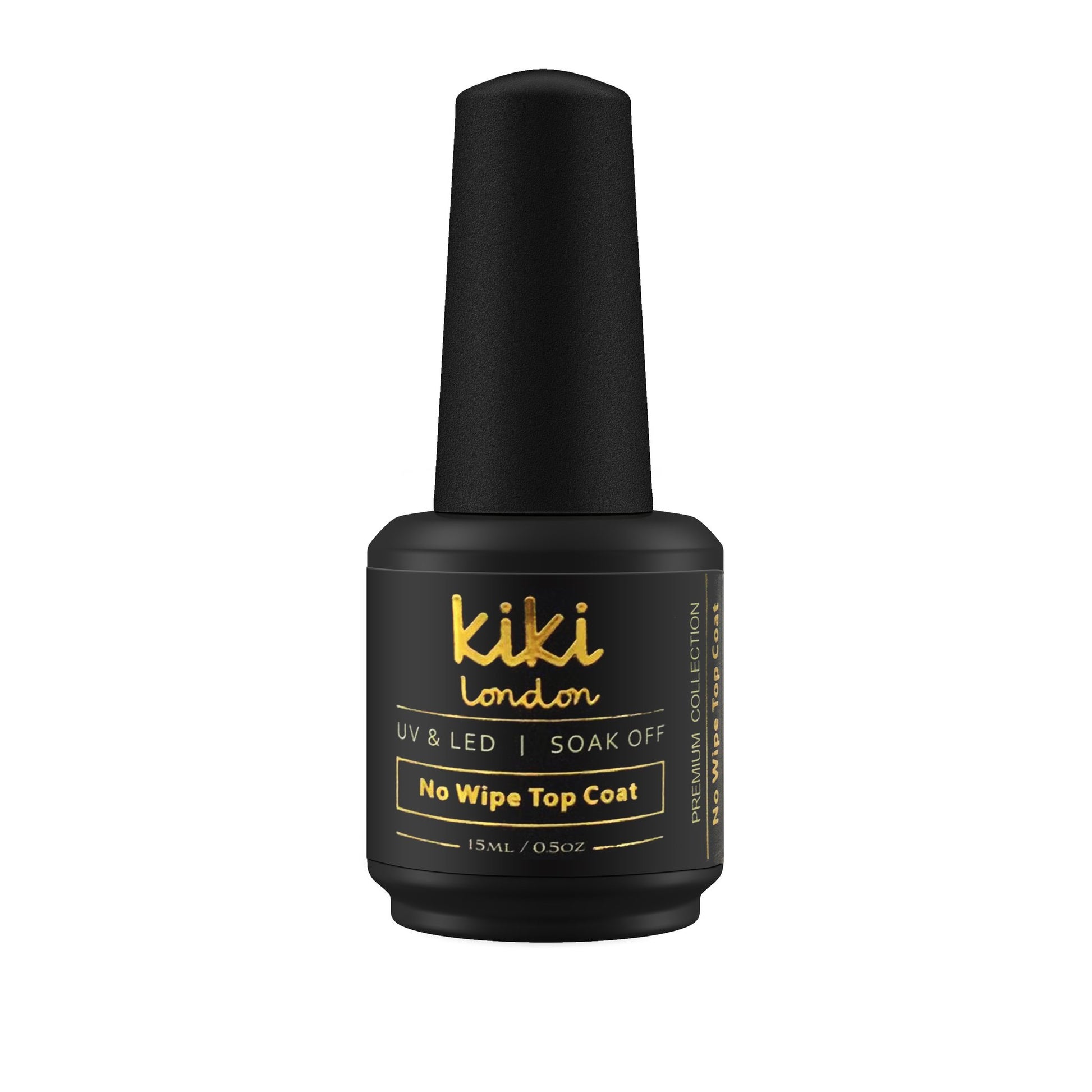 Premium No Wipe Glossy Top Coat 15ml - Kiki London Benelux