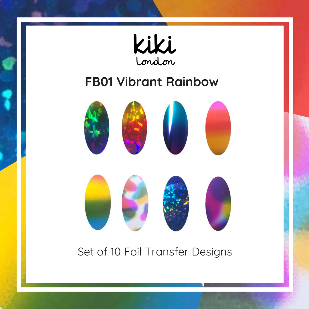 Nail Foil Vibrant Rainbow - Kiki London Benelux