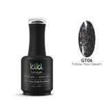 No Wipe Glitter Top Coat 15ml 6stks