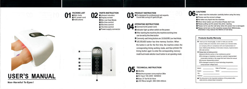 DELUXE 96W LED LAMP